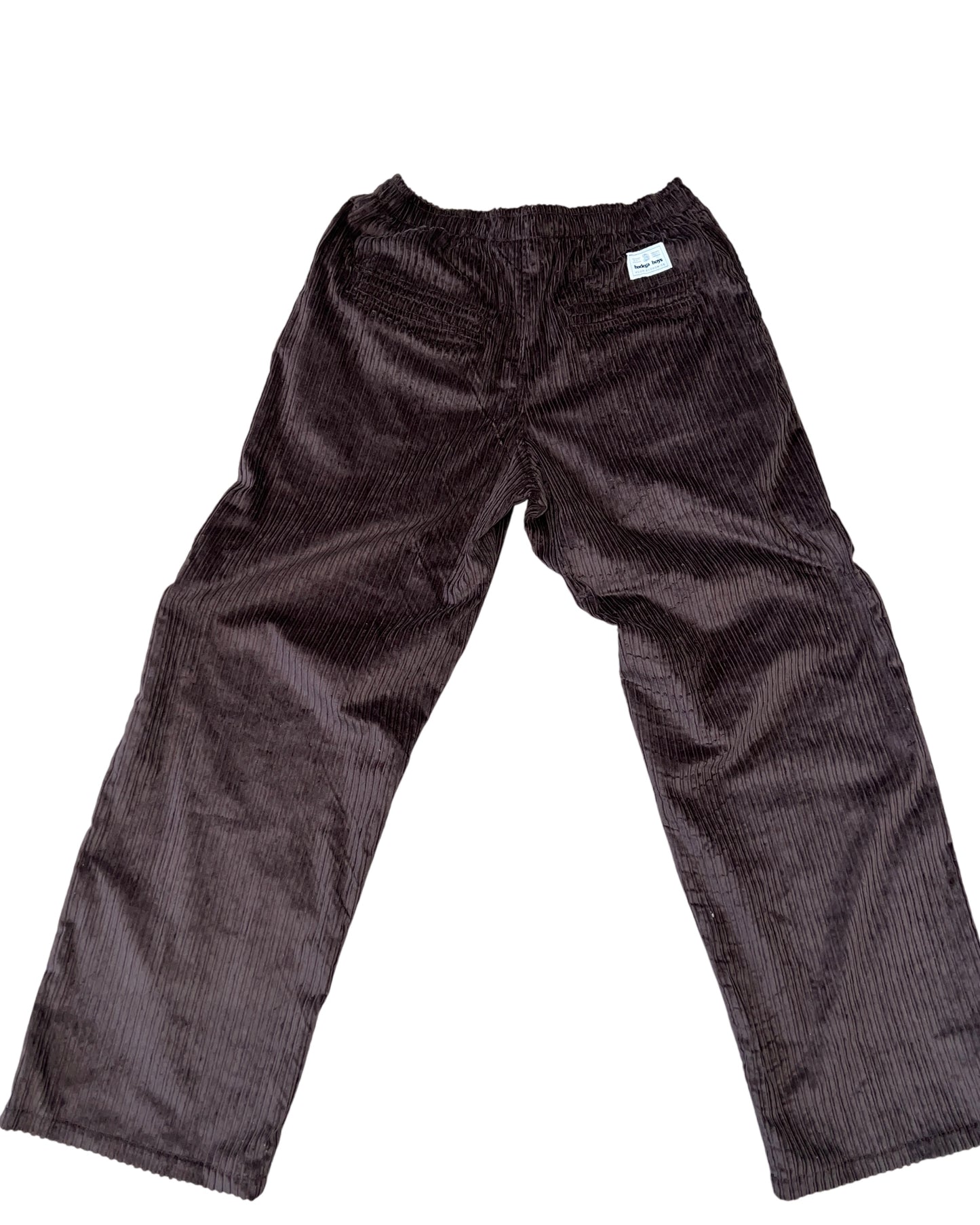 02 Corduroy Baggy Pants - Chocolate Brown