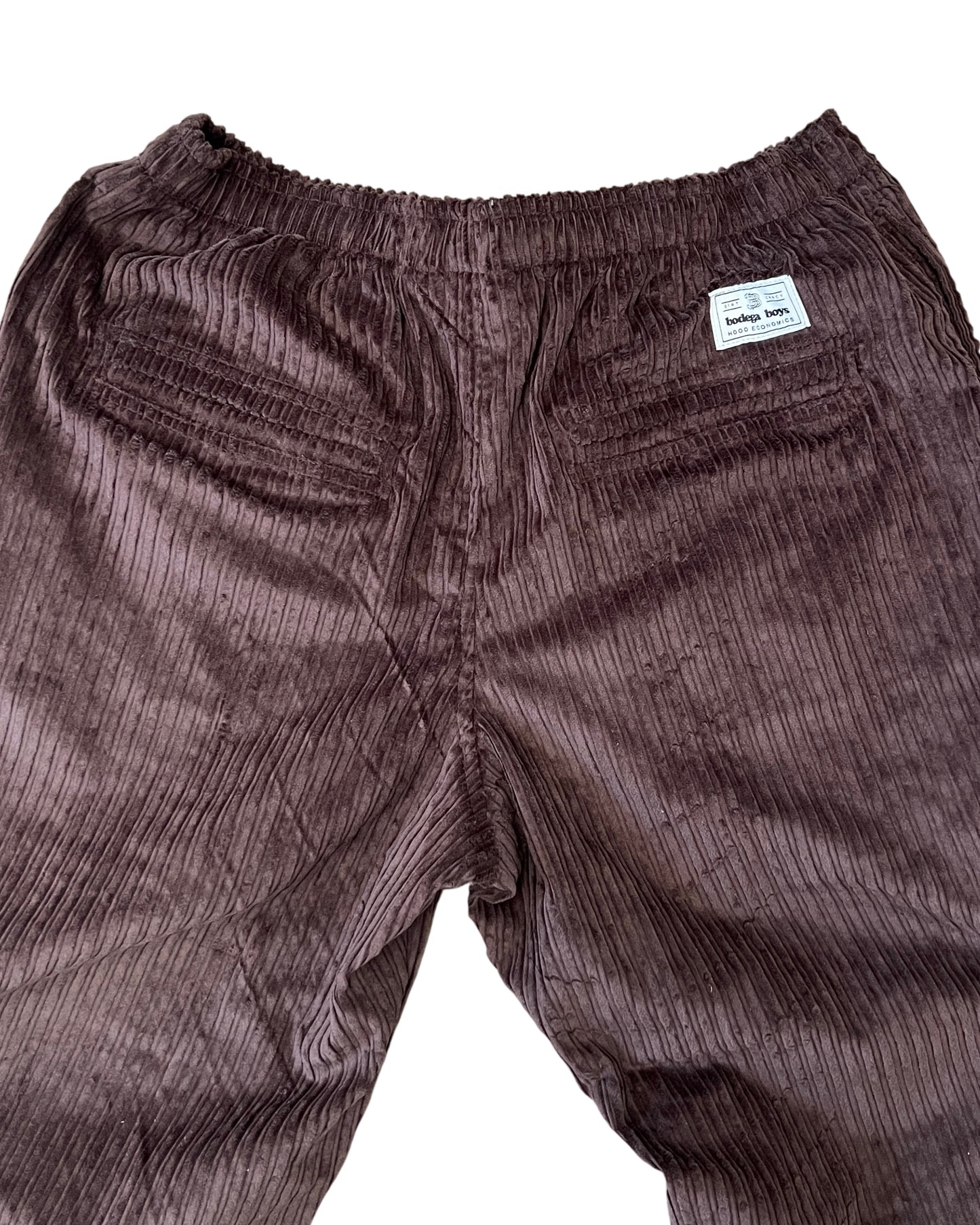 02 Corduroy Baggy Pants - Chocolate Brown