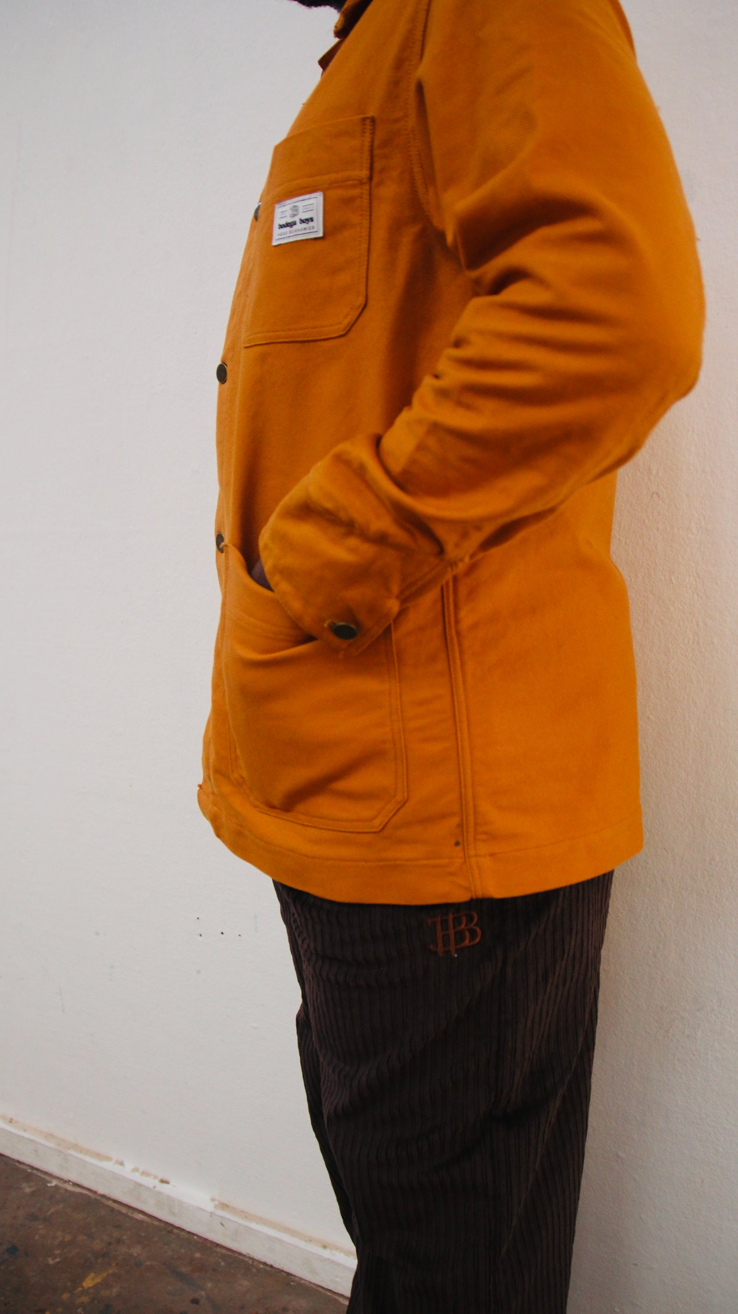 02 Corduroy Baggy Pants - Chocolate Brown
