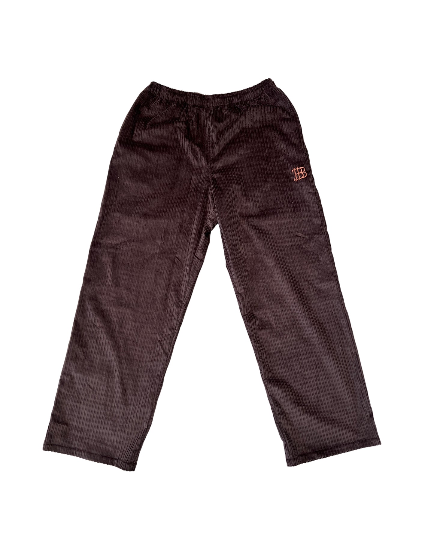 02 Corduroy Baggy Pants - Chocolate Brown