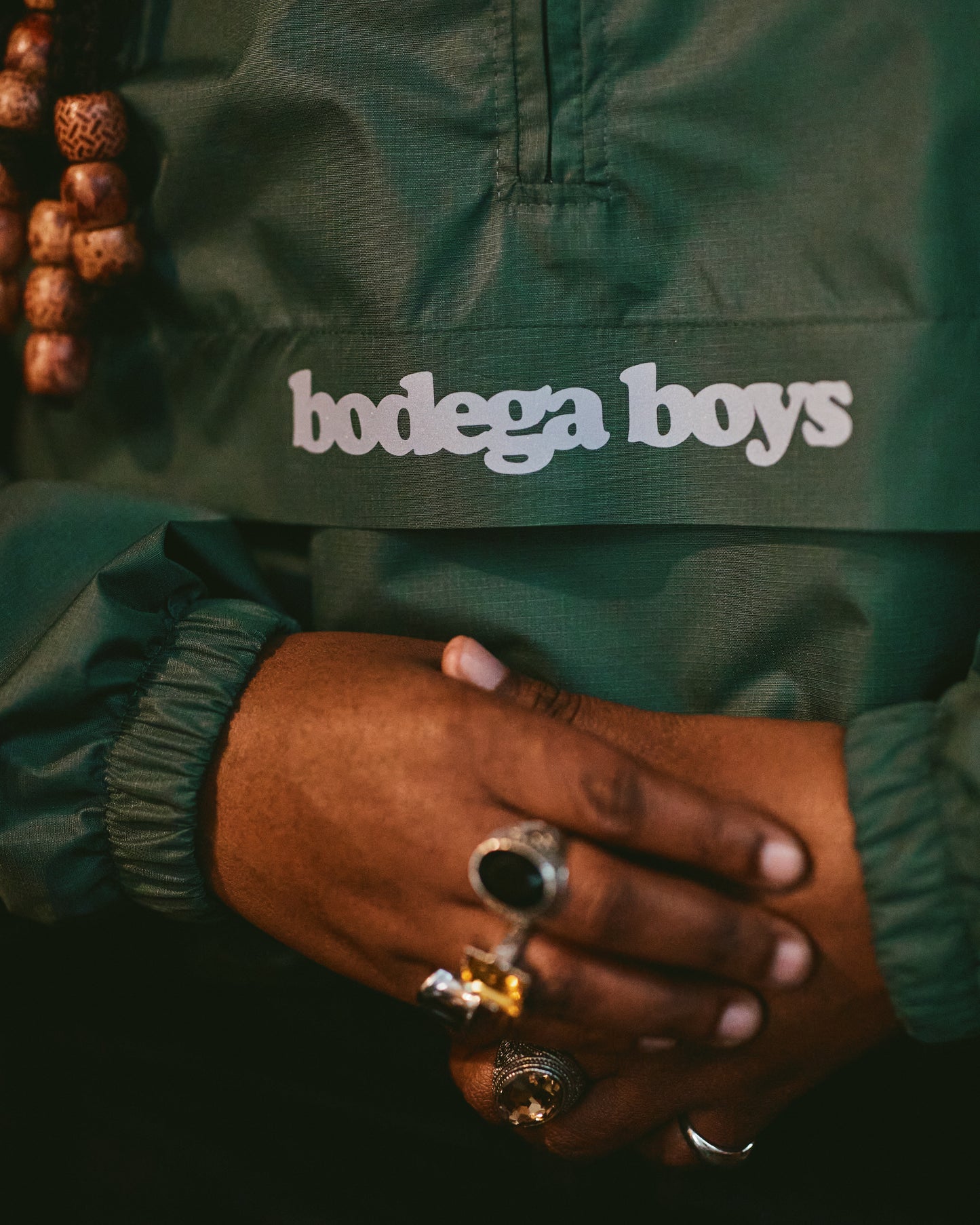 BB Windbreaker – Green Rip Tech