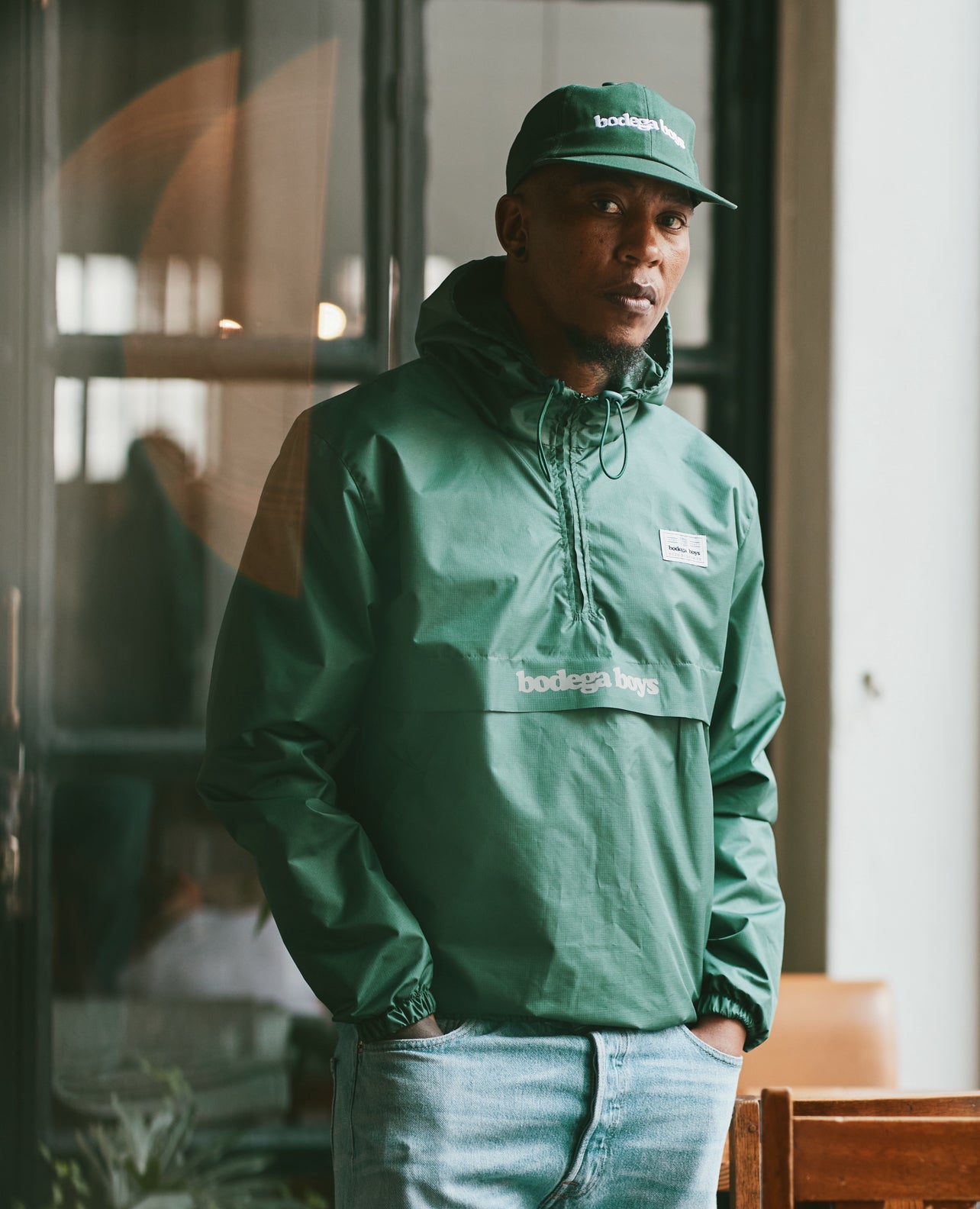 BB Windbreaker – Green Rip Tech