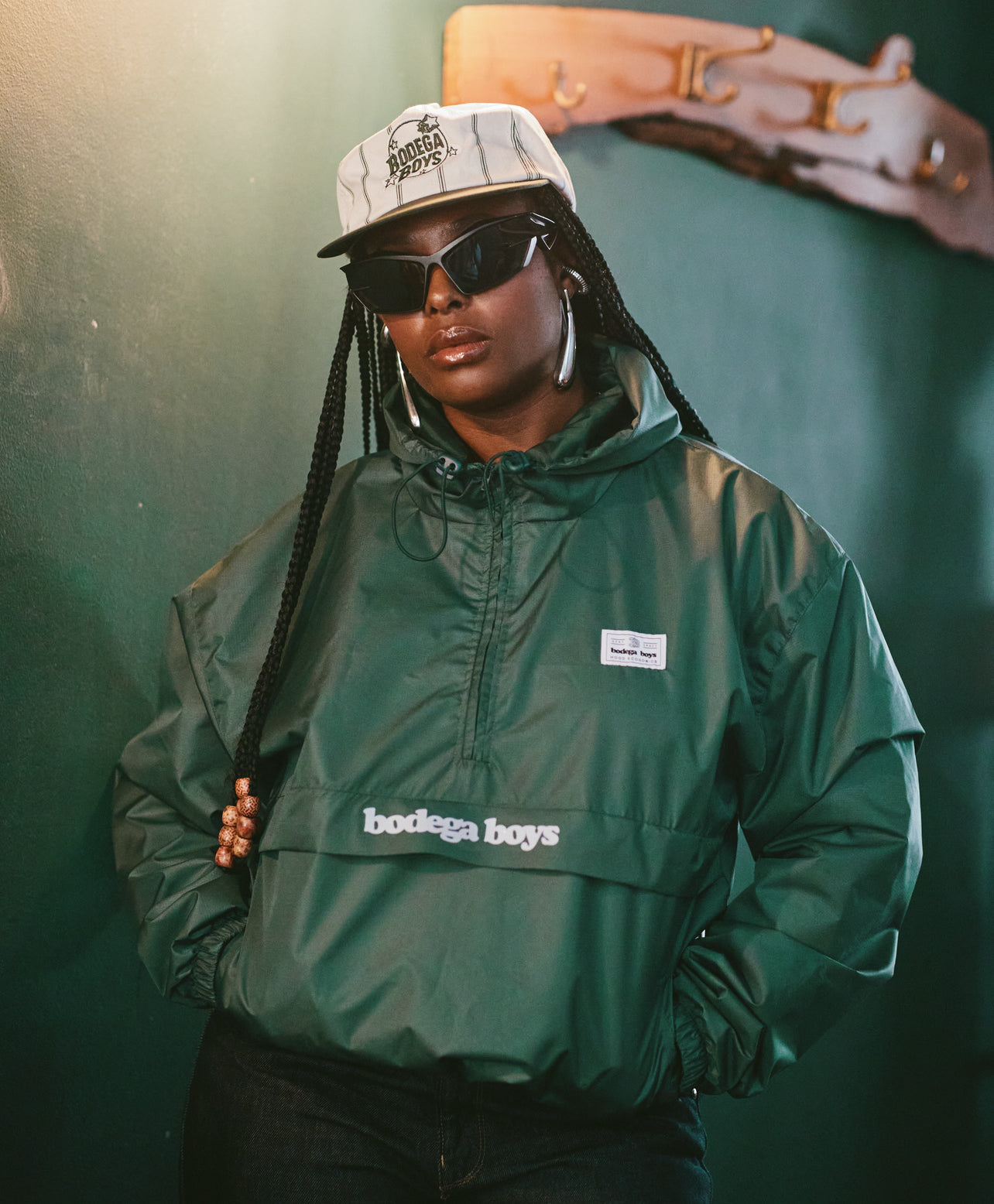 BB Windbreaker – Green Rip Tech